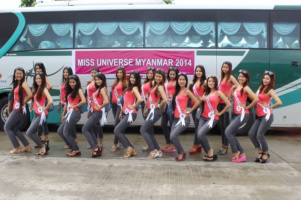 Road to miss univers myanmar 2014