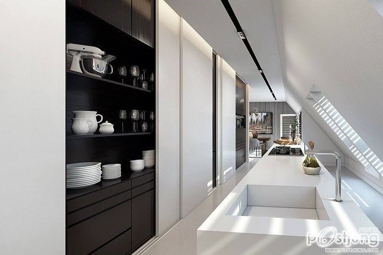 D&uuml;sseldorf Apartment by Ando Studio