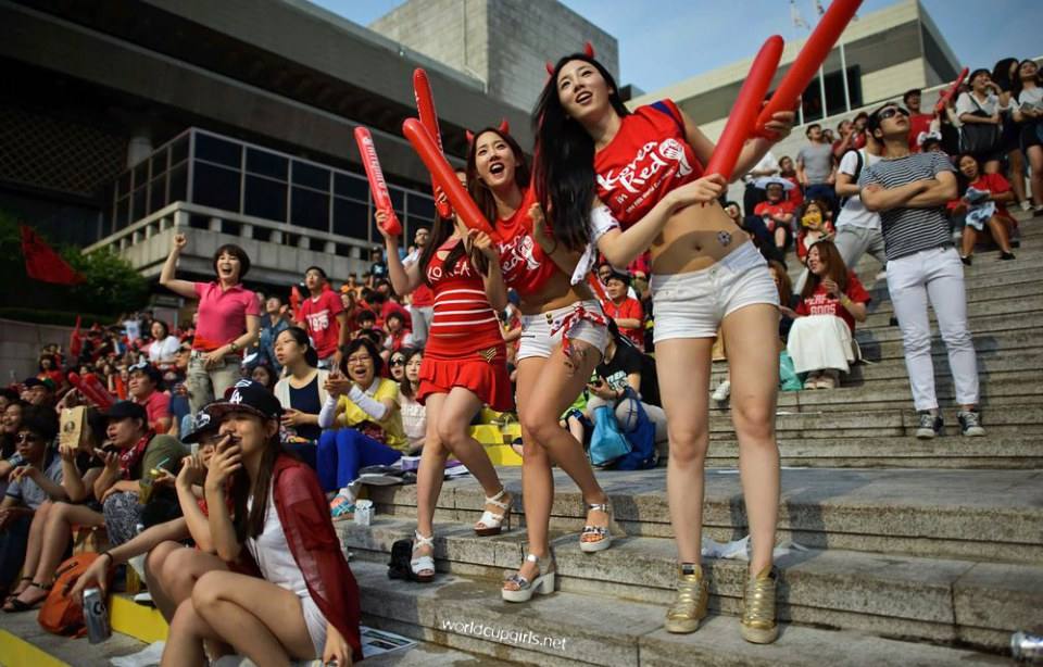 รวมเด็ด สาวเกาหลีเชียร์บอลโลก 2014 ที่บราซิล