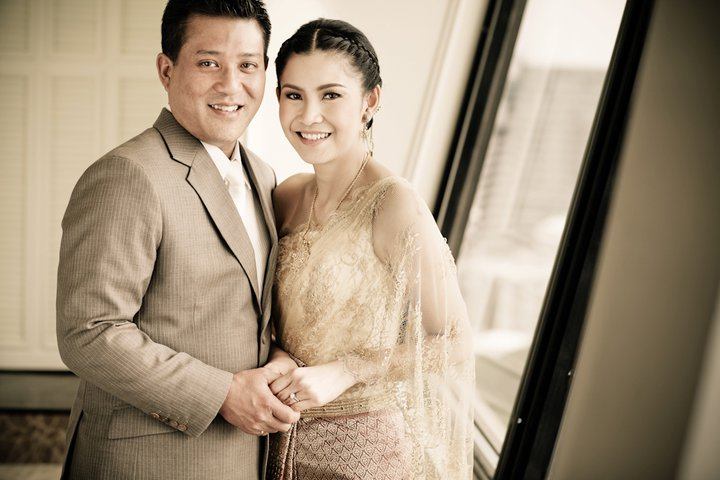 บี ปิยะวรรณ แต่งกับพาที สารสิน ประธานเจ้าหน้าที่บริหารบริษัทนกแอร์