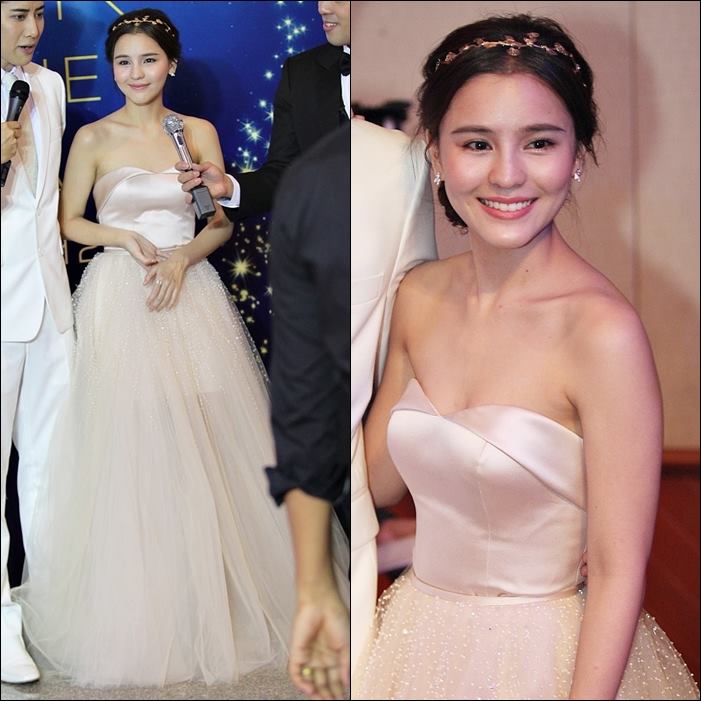 ออม สุชาร์ ในชุด Calista Boutique