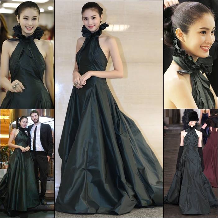 ปอย ตรีชฎา ในชุดจากแบรนด์ Ralph Lauren