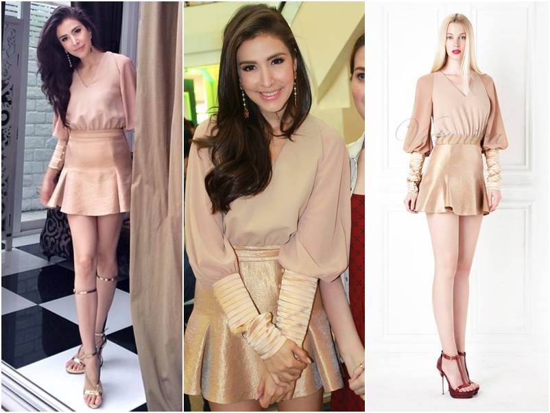 ศรีริต้า เจนเซ่น ในชุดจากแบรนด์ Vatanika