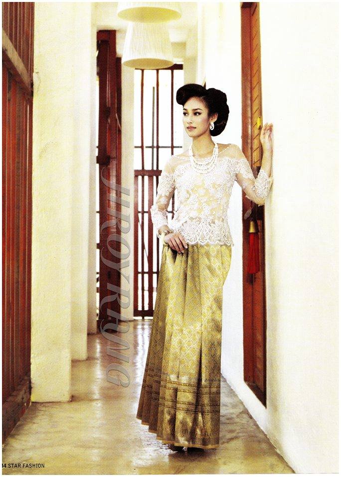 ภาพแฟชั่นสวยหรูแบบไทยๆ กับ นางเอกหน้าไทย"นาว ทิสานาฎ"