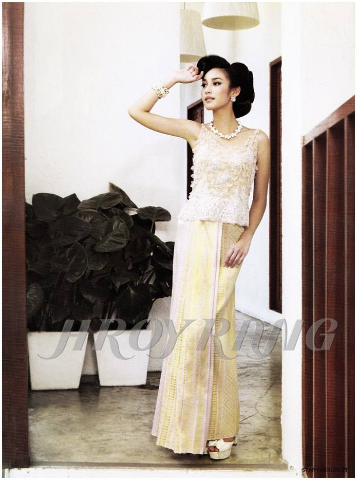 ภาพแฟชั่นสวยหรูแบบไทยๆ กับ นางเอกหน้าไทย"นาว ทิสานาฎ"