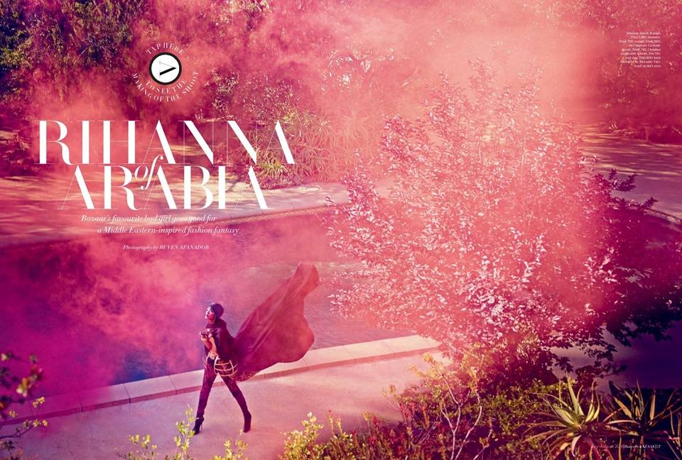 Rihanna @ Harper's Bazaar Arabia July 2014
