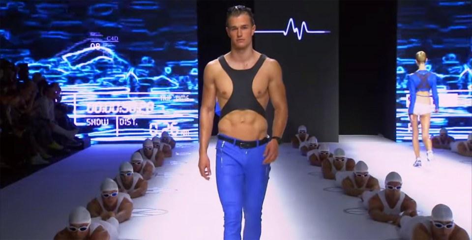 Dirk Bikkembergs SS15 แฟชั่นโชว์