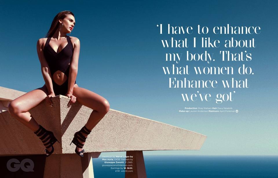 Jessica Alba @ GQ UK August 2014