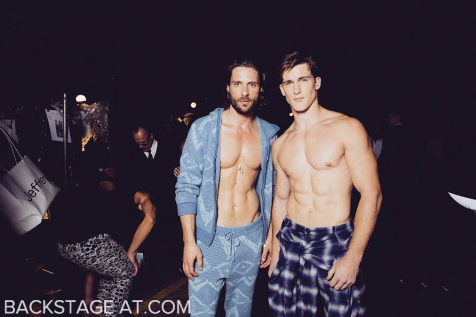 Back Stage : JEFFREY FASHION CARES 2014