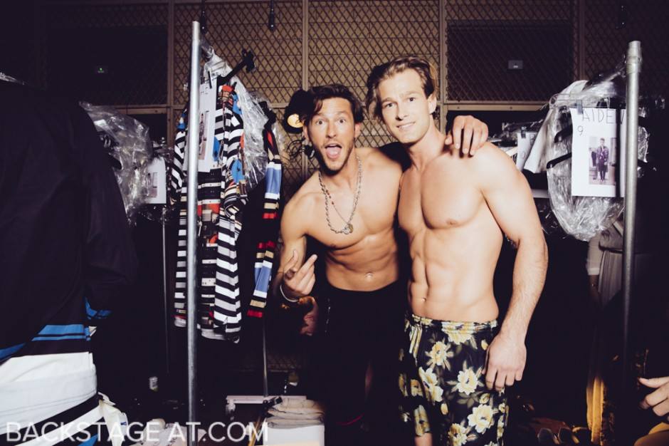 Back Stage : JEFFREY FASHION CARES 2014