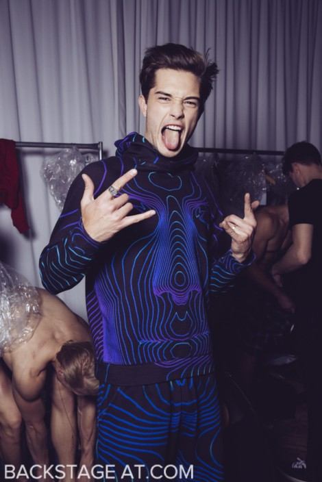 Back Stage : JEFFREY FASHION CARES 2014