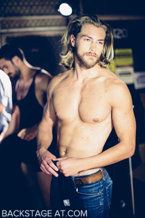 Back Stage : JEFFREY FASHION CARES 2014