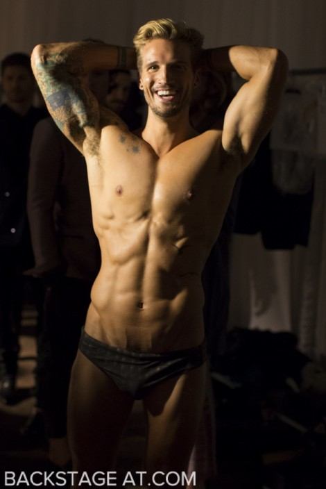 Back Stage : JEFFREY FASHION CARES 2014