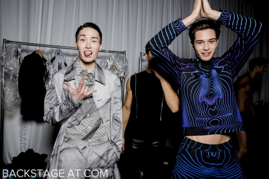 Back Stage : JEFFREY FASHION CARES 2014