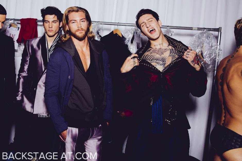 Back Stage : JEFFREY FASHION CARES 2014
