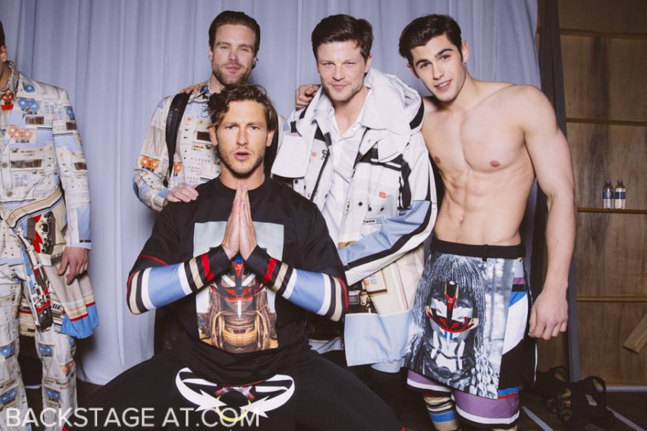 Back Stage : JEFFREY FASHION CARES 2014
