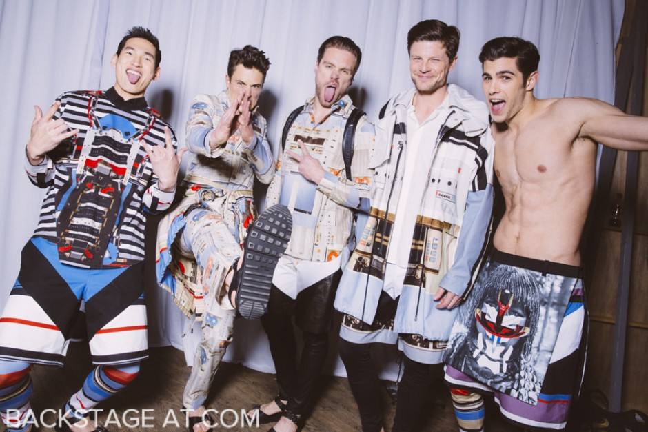 Back Stage : JEFFREY FASHION CARES 2014