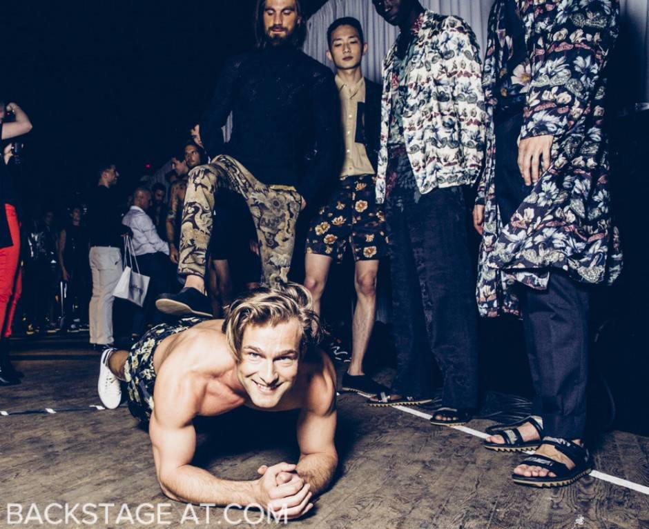 Back Stage : JEFFREY FASHION CARES 2014
