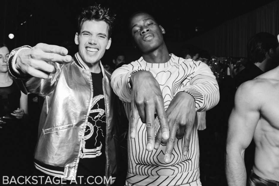 Back Stage : JEFFREY FASHION CARES 2014