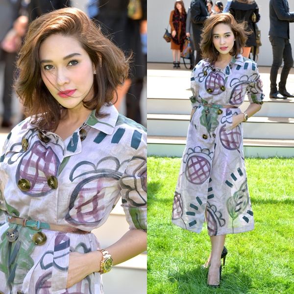 พลอย ญาญ่า ชมพู่ นักแสดงช่อง 3 ได้นั่ง Front Row ในงานแฟชั่นระดับโลก