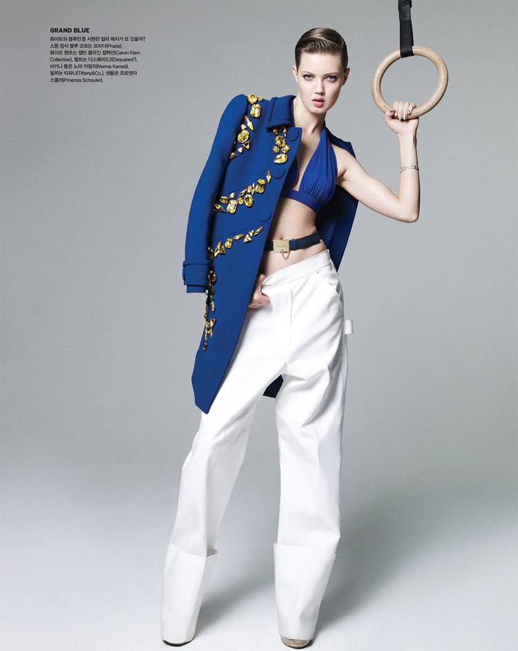 Lindsey Wixson @ Vogue Korea July 2014