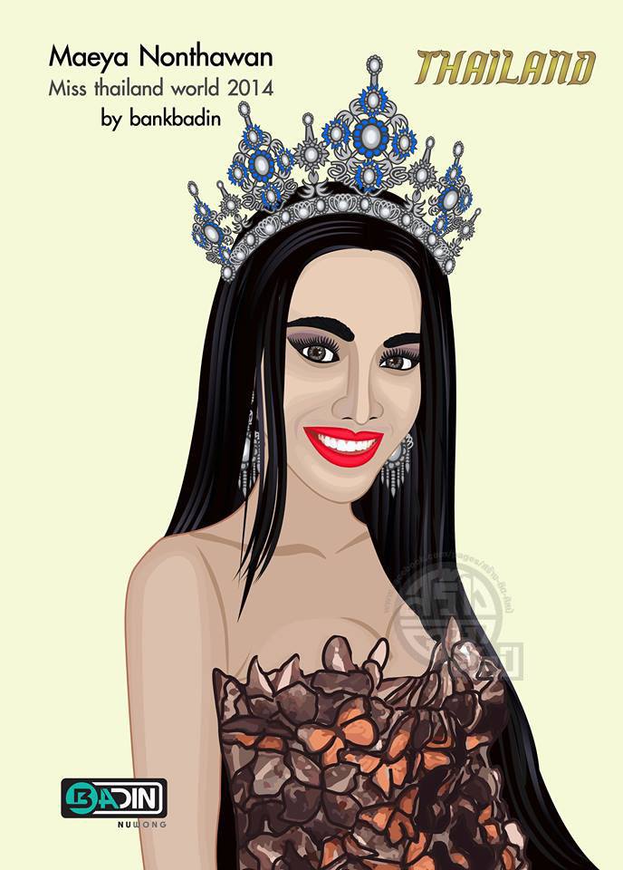 miss thailand world 2014
