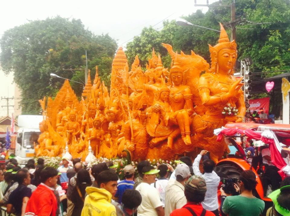 เทียนพรรษาอุบลราชธานี 2557