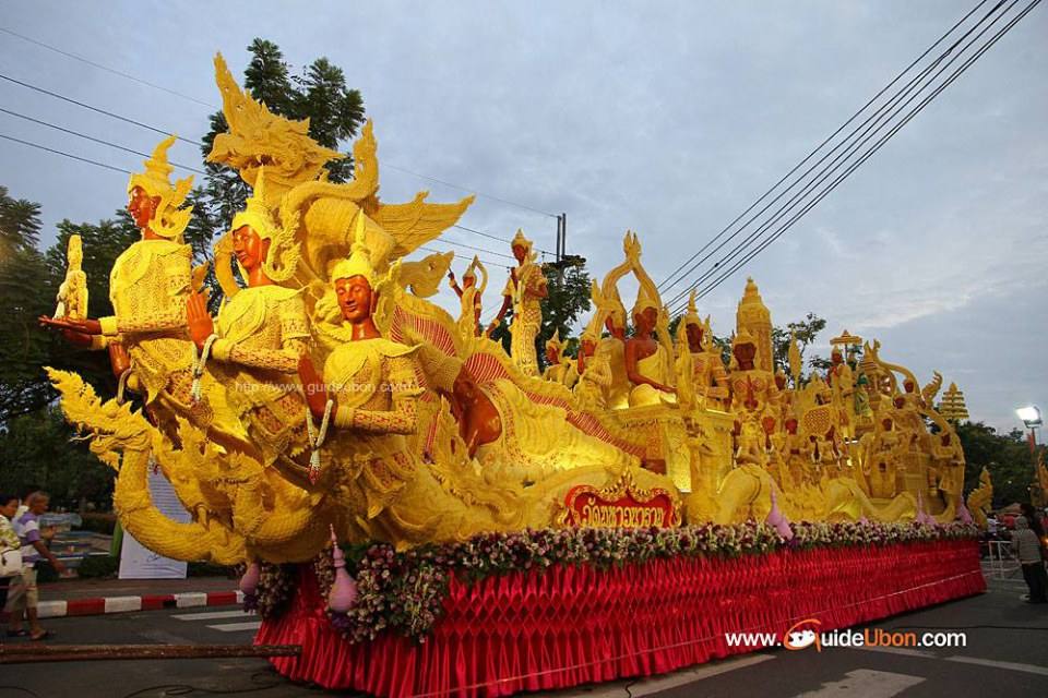 เทียนพรรษาอุบลราชธานี 2557
