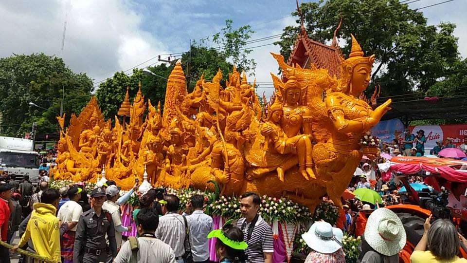 เทียนพรรษาอุบลราชธานี 2557