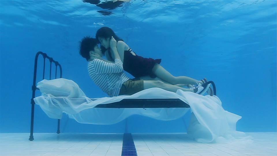 มาร์ช-จุฑาวุฒิ,ต่อ-ธนภพ,เก้า-สุภัสสรา @ เบื้องหลัง MV ฝากไว้ จากภาพยนตร์ ฝากไว้...ในกายเธอ