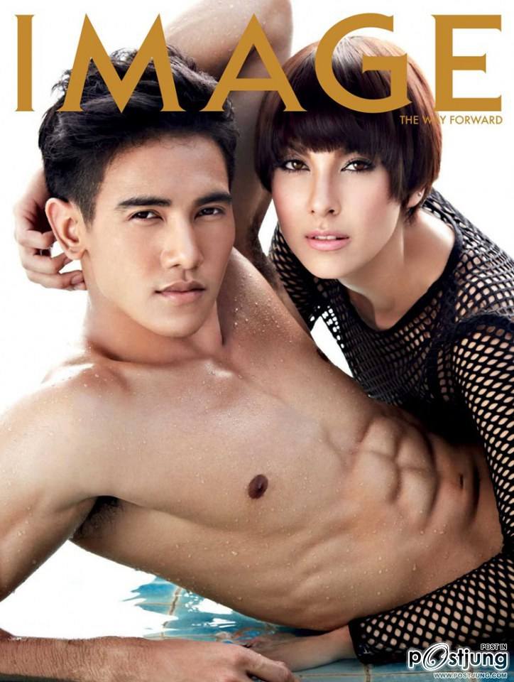 ก๊อต จิรายุ & โบว์ เบญจวรรณ @ IMAGE vol.27 no.7 July 2014