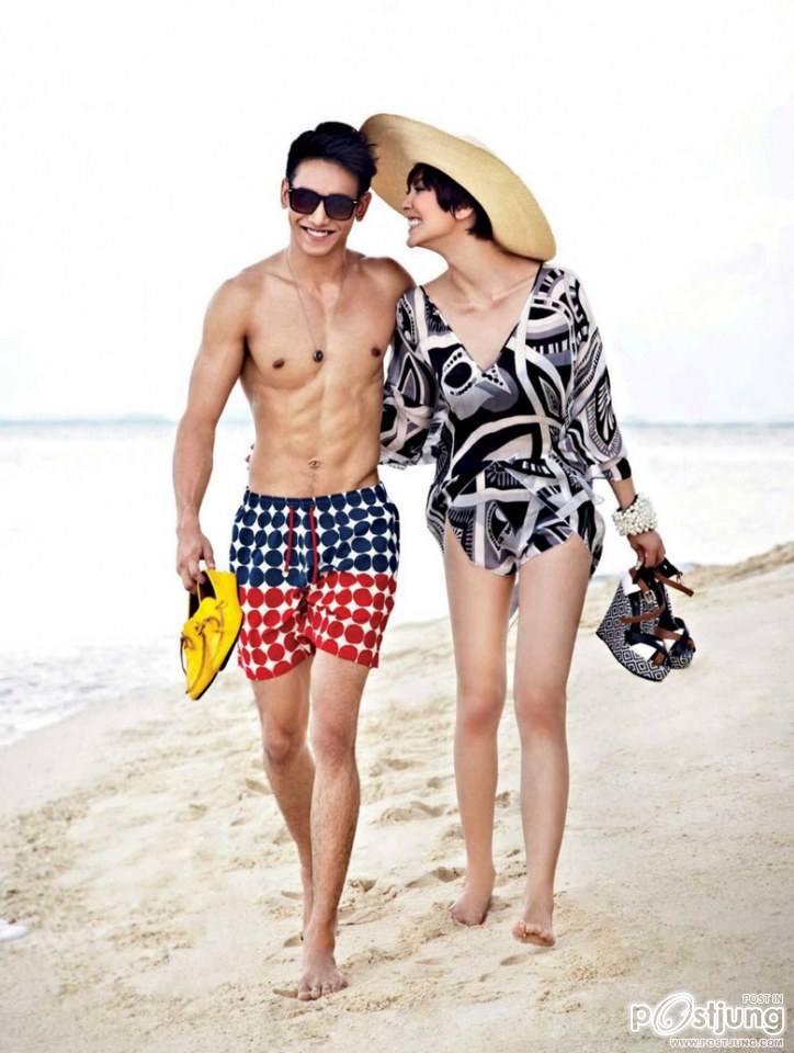 ก๊อต จิรายุ & โบว์ เบญจวรรณ @ IMAGE vol.27 no.7 July 2014