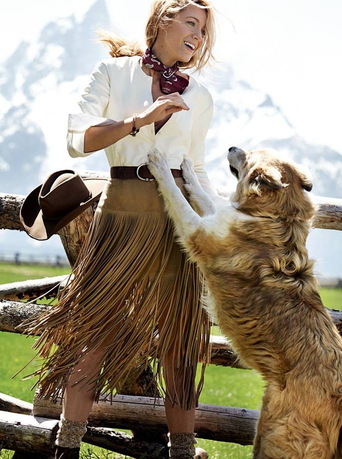 Blake Lively @ Vogue US August 2014
