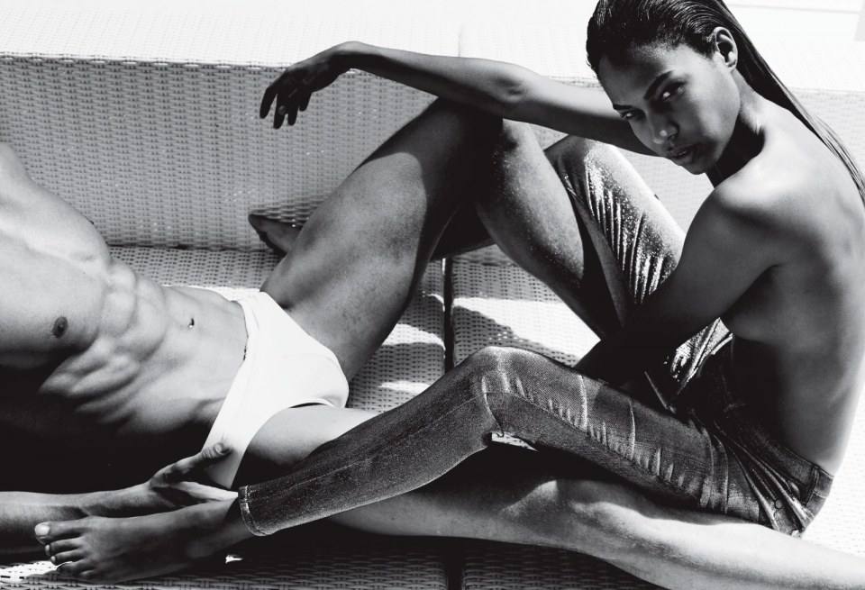 Aurelien Muller & Joan Smalls For V Magazine