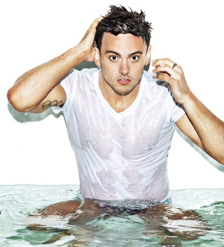 Tom Daley @ Attitude UK August 2014