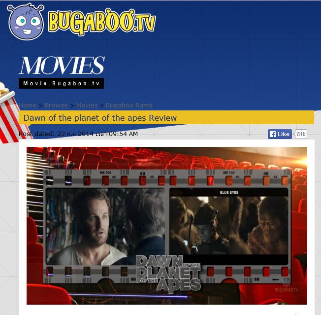 Dawn of the planet of the apes Review