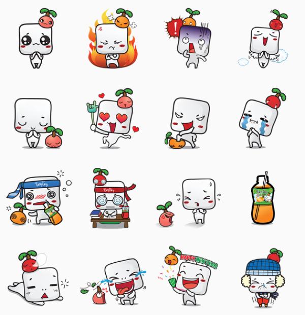 สติ๊กเกอร์ไลน์ฟรี ลายนี้ที่คุณคิดถึง