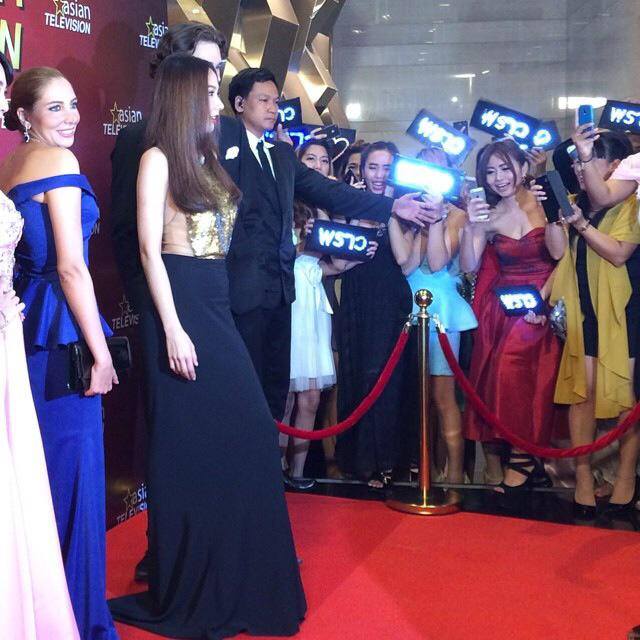 Superstar สาว อั้ม.. งานพรมแดง asian television!! เบื้องหลังละครพราว