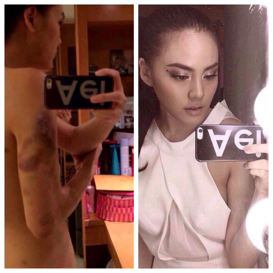 ภาพต้นฉบับมาดามเจนี่ โดนทำร้ายจากสามี