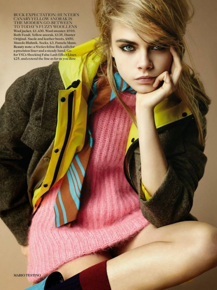 Cara Delevingne @ Vogue UK September 2014
