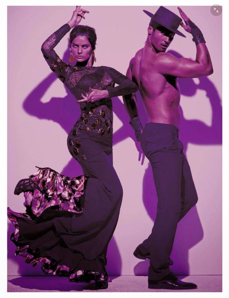Isabeli Fontana & Timo Nu&ntilde;ez @ Vogue Italia August 2014
