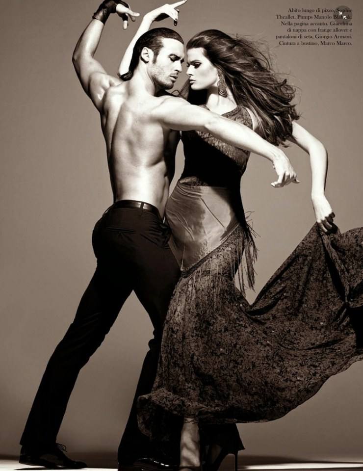 Isabeli Fontana & Timo Nu&ntilde;ez @ Vogue Italia August 2014