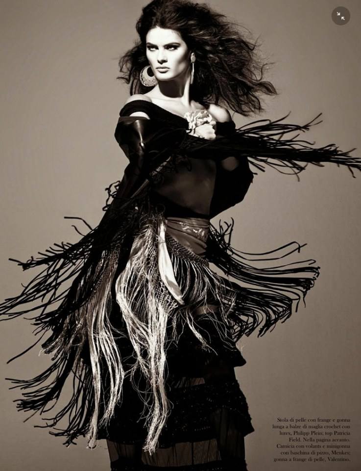 Isabeli Fontana & Timo Nu&ntilde;ez @ Vogue Italia August 2014