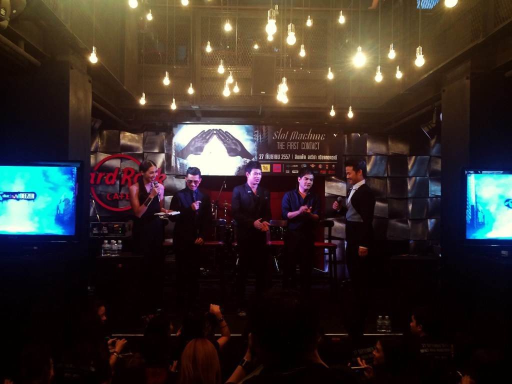 รวมรูปสุดเจ๋ง ของ Slot Machine ในงานแถลงข่าวคอนเสิร์ต THE FIRST CONTACT
