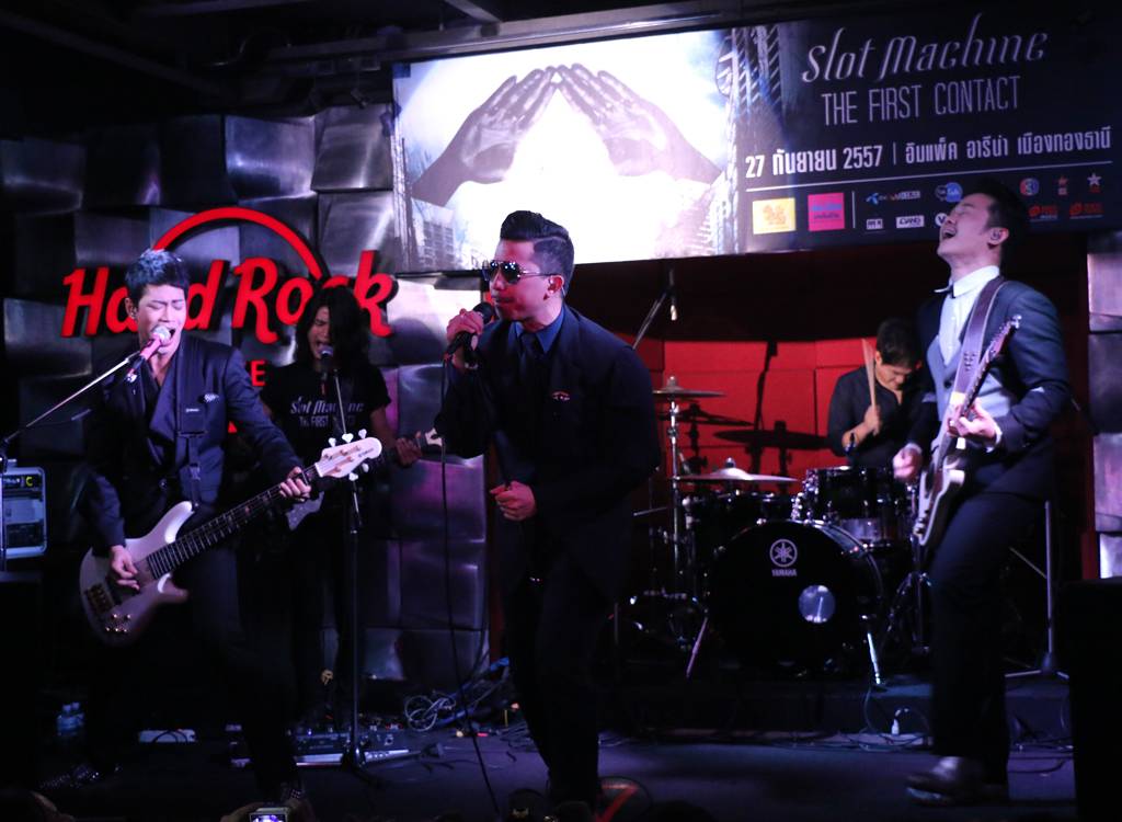 รวมรูปสุดเจ๋ง ของ Slot Machine ในงานแถลงข่าวคอนเสิร์ต THE FIRST CONTACT