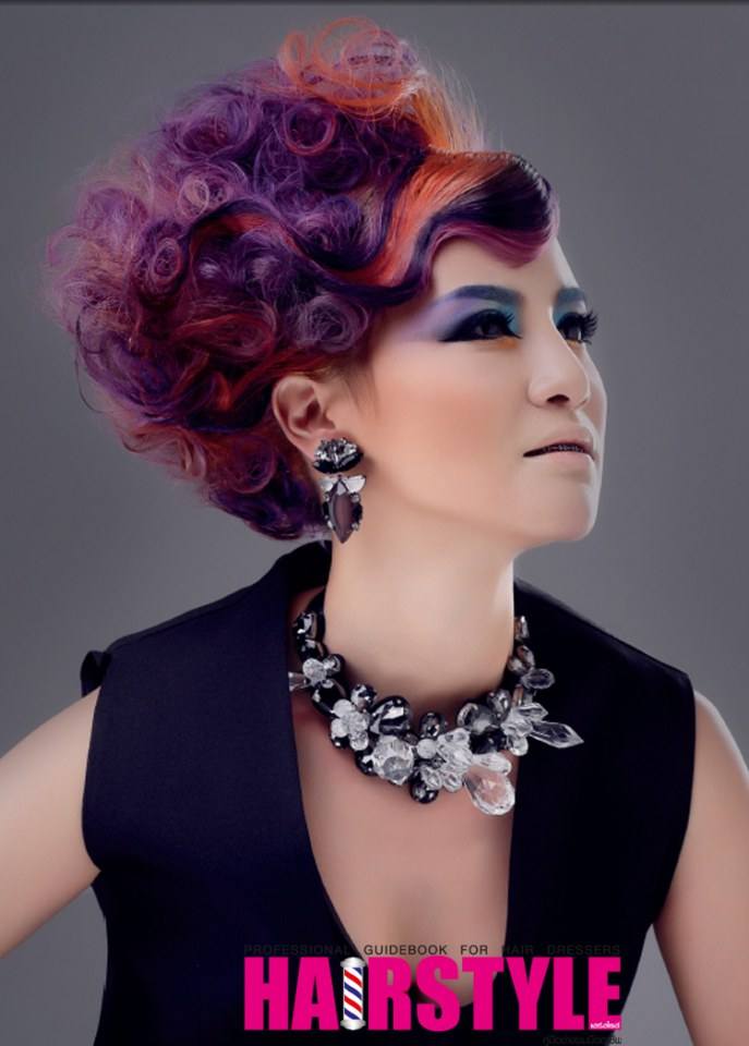 Hair Style ฉบับที่ 77 Vilolet Color มนต์เสน่ห์แห่งสีม่วง
