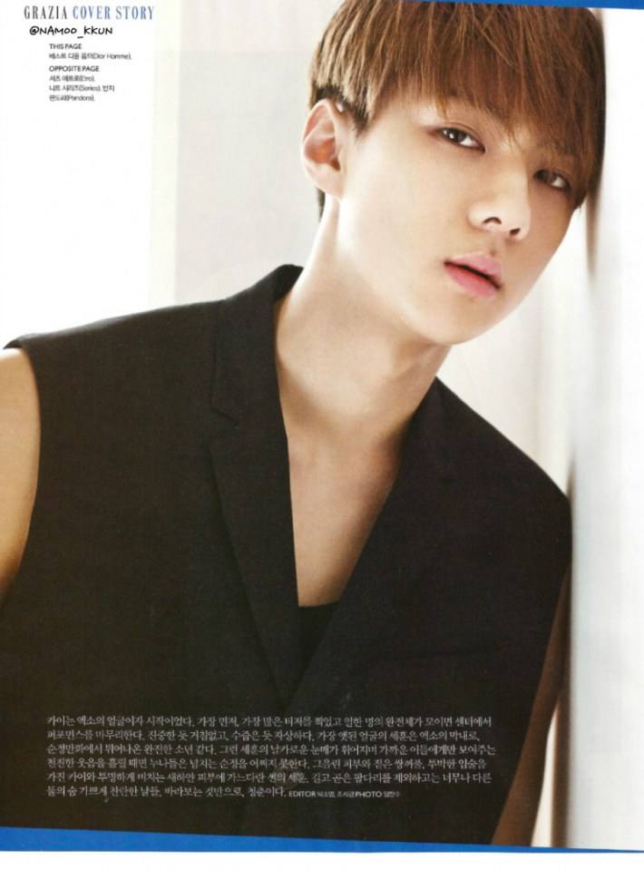 EXO's Kai & Sehun @ Grazia Korea August 2014