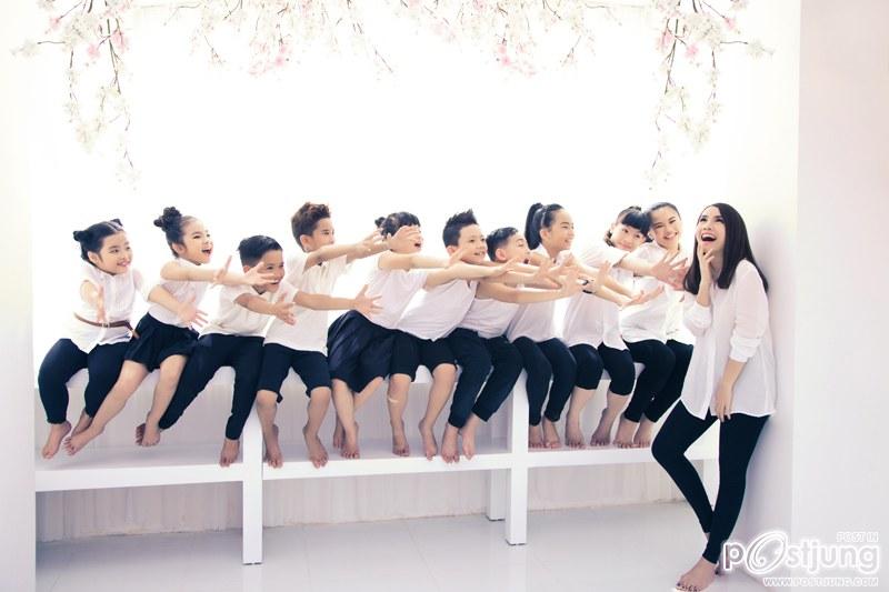 Ruby Yến Trang with Dancing With The Stars Kid Team by Koolcheng Trịnh T&uacute; Trung