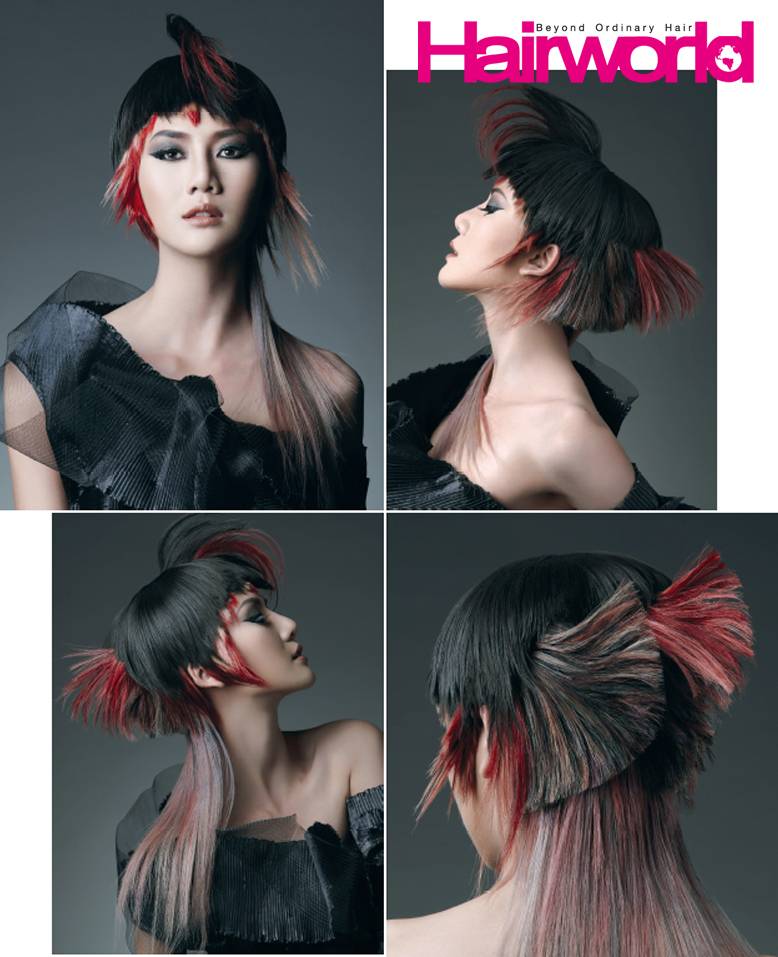 Hair World 57 ปกผลงานช่างผมไทยที่ไปคว้าที่ 2 ในงาน HAIRWORLD ที่เยอรมนี