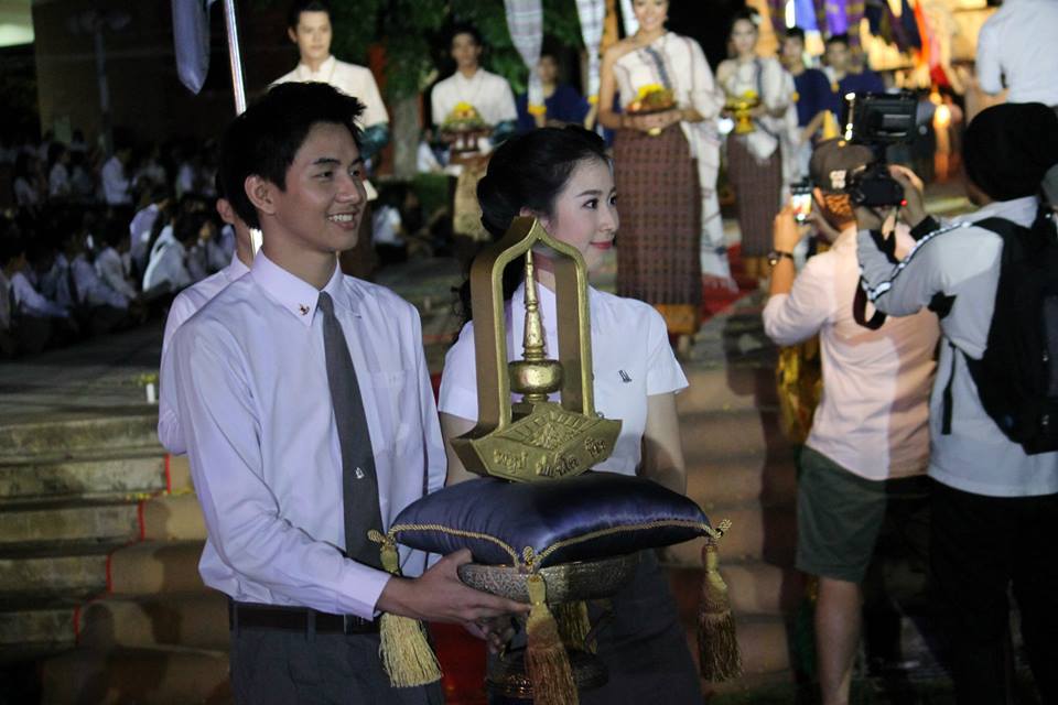 โครงการก้าวแรก ก้าวใหม่ 2557 มมส กิจกรรมบายศรีสู่ขวัญน้องๆเสือดาว11